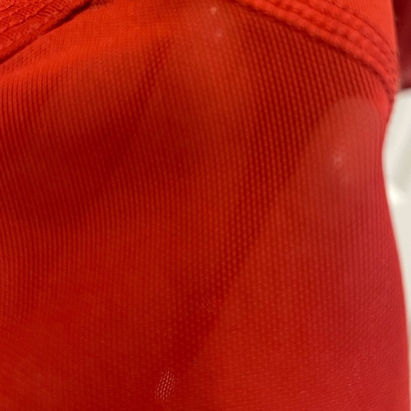 Athleta Leggings Sz M Mesh Hem Back Pocket Athletic high rise - Picture 3 of 6